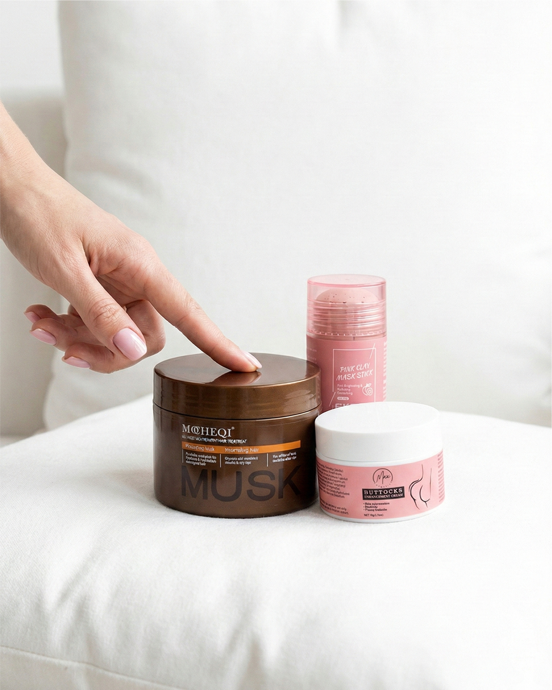 Hair Mask + Anti-Aging Stick + Butt Enhancement Cream